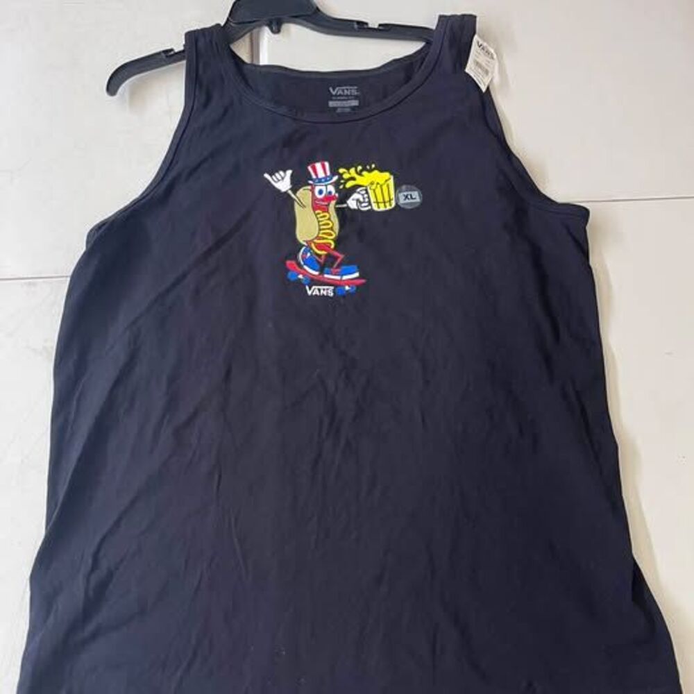 Vans XL Tank Top - Skating Hot Dog Graphic
